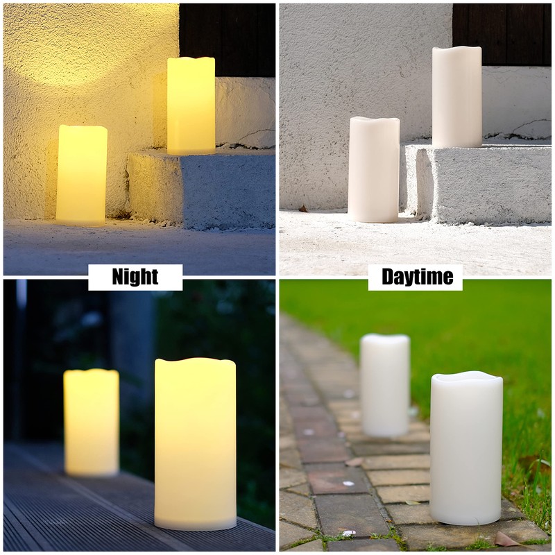 NONNO&ZGF 4X8 inch Huge Outdoor IP44 Warm White LED Rainproof