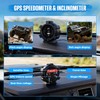 PLAYOCCAR GPS Speedometer HUD MPH for Car with Overspeed Alarm
