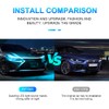 70'' Car Hood Light Strip, 12V Daytime Running Light Stirp