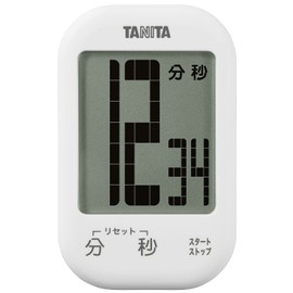 Tanita TD-413-WH Kitchen Study Study Timer with Magnetic Digital Timer 100 Minute Scale Display Coconut White
