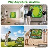 CLASMAX Golf Chipping Game Set, Double-Sided Practice Mat with 2