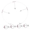 WOONEKY 5pcs Saltwater Fishing Leader Rigs High Strength Wire with