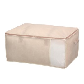 Towa Sangyo Futon Storage Beige, Approx. 25.6 x 17.7 x 11.8 inches (65 x 45