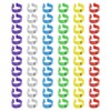 EMSea 60pcs 20mm Ring Foot Rings for Birds Pigeons Chicken