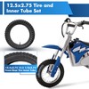 12.5x2.75 (12-1/2x2.75) Tire and Inner Tube Set for Razor Dirt