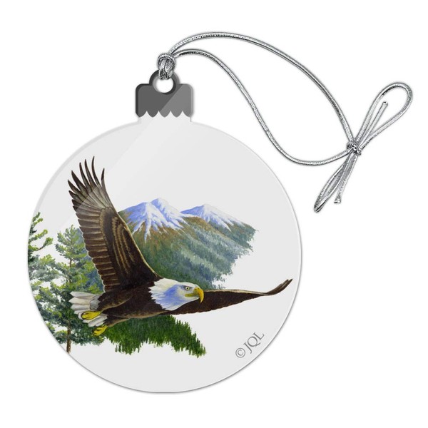 GRAPHICS & MORE Bald Eagle Flying Over The Mountains Scenic