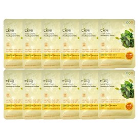 Dajayeon Organic Houttuynia Cordata Mask Pack 12 Sheets / Circle / / 다자연 어성초 유기농 마스크 팩 12매  써클