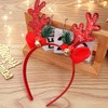 yeabwps Christmas HeadbandsGlitter Reindeer Antlers Headbands for Adults Kids Party