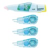 プラス 修正テープ ホワイパーPT 本体 5mm 1個 交換テープ 5mm 3個セット ペールブルー