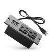 Conference Recessed Power Strip Socket with USB Ports,Table Power Strip,Desktop