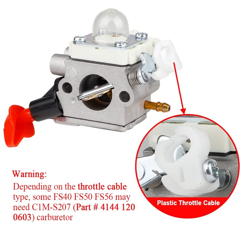 HUZTL C1M-S267A FS56RC Carburetor for Stihl FS40C FS50C FS56C FC56C