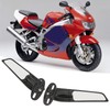 2pcs Motorcycle Wind Wing Mirror Multi Angle Adjustable Rotating Rear