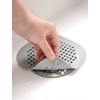 Silicone Drain Cover with Hair Catcher, Anti-Clog Shower Strainer with