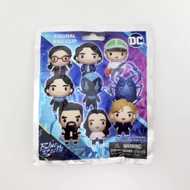 Monogram DC Blue Beetle Figural 3D Bag Clip - Wholesale Lot of 125 Sealed Blind Bags