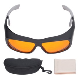 Gafas Láser de Protección Ocular Profesional Gafas de Seguridad de Diseño a Prueba de Luz para Máquinas de Grabado (Negro)