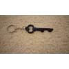New Alloy Skeleton Key Keychain / Bottle Open Black Painted