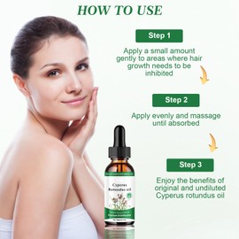 Cyperus Rotundus Oil Cyperus Oil Cyperus Rotundus Cyperus Rotundus Oil for Hair Removal Cyprus Oil Reduces Hair Growth on the Body Suitable for All Skin Types 60 ml Pack of 2