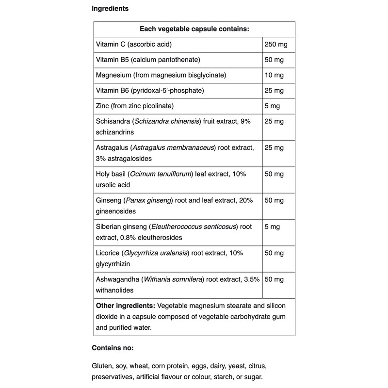 NFH Adrenal Sap 90 CapsulesF