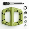Eastern Bikes Nylon Linx Flat Platform MTB Bicycle Pedals (Green