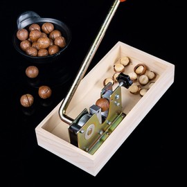 Manual Nutcracker Heavy Duty, Pecan Walnuts Nut Cracker Opener Tool Peeling Machine for Hazelnuts Almonds Chestnuts