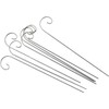 20 Pcs Silver 20cm Plant Label Hooks Markers Label Hanger