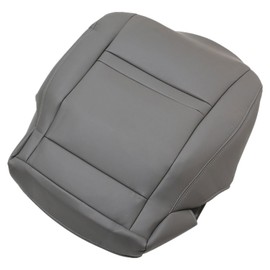 NLQR Front Driver Bottom Replacement Seat Cover Gray Microfiber Leather Compatible with Toyota Land Cruiser 1990 1991 1992 1993 1994 1995 1996 1997