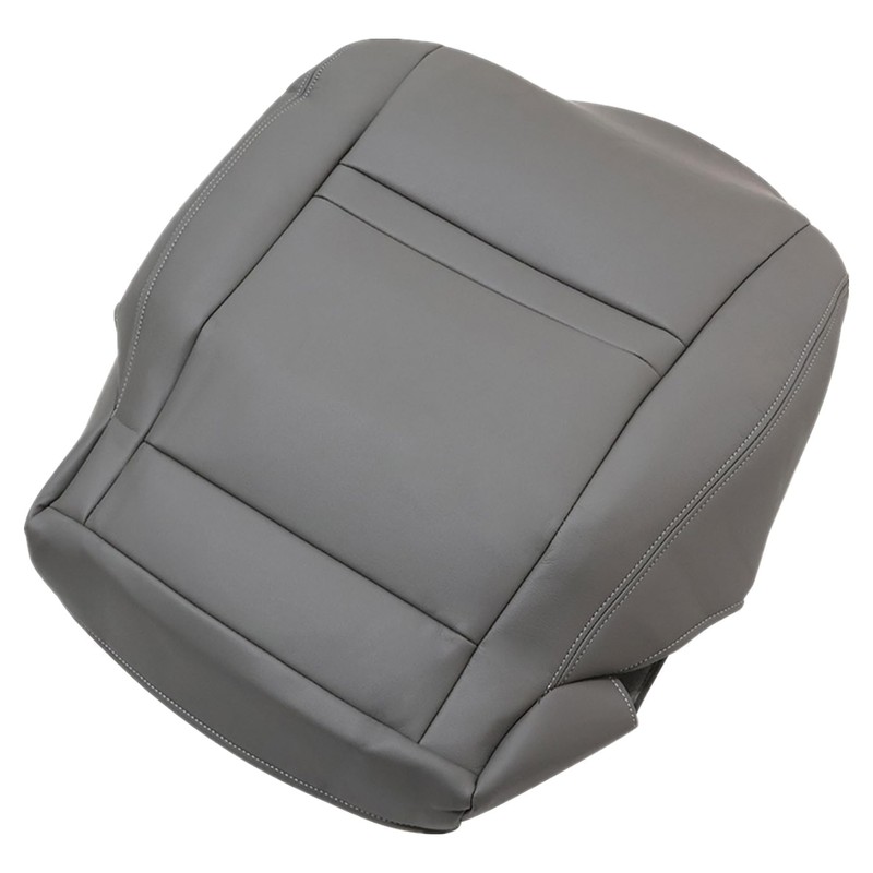 NLQR Front Driver Bottom Replacement Seat Cover Gray Microfiber Leather