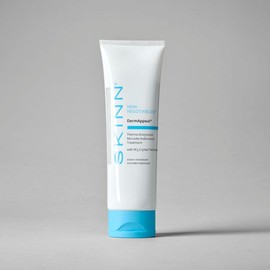 Skinn Cosmetics DermAppeal Microdermabrasion Treatment w/ V5 Crystal Technology Facial Exfoliate Tube - Powerful Microdermabrasion Skincare Treatment for All Skin Types:_2oz + Pore Polishing Wand