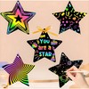 Magic Star Scratch Art Paper Set – 12PCS Rainbow Scratch