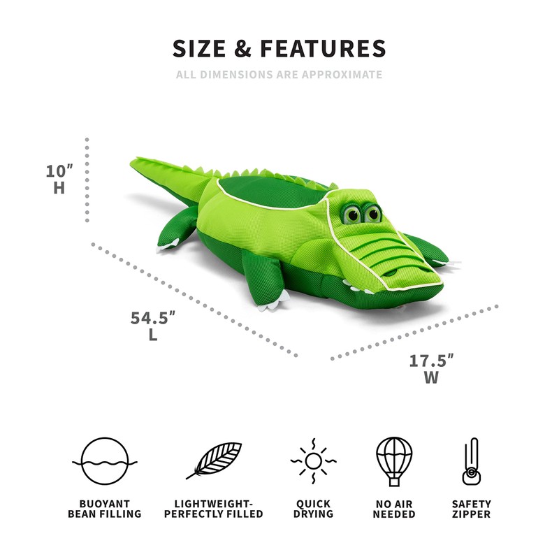Big Joe Pool Petz Animal Pool Toy Float ( Alligator