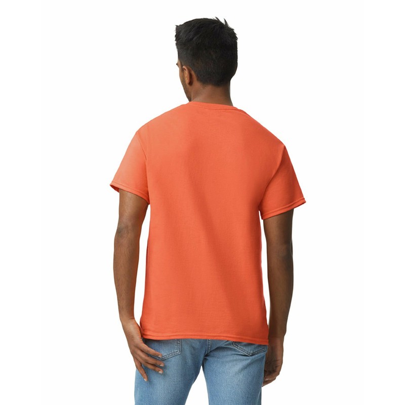 Gildan Adult Ultra Cotton T-Shirt, Style G2000, Multipack, Orange (2-Pack),