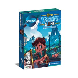 Clementoni 59268 Escape Game - Adventure in Paris, Exciting Board Game for Thinking & Puzzling, Family Game with Note Cards & Props, from 8 Years