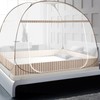 Mosquito Net Bed, Foldable Double Door Mosquito Net Pop Up,