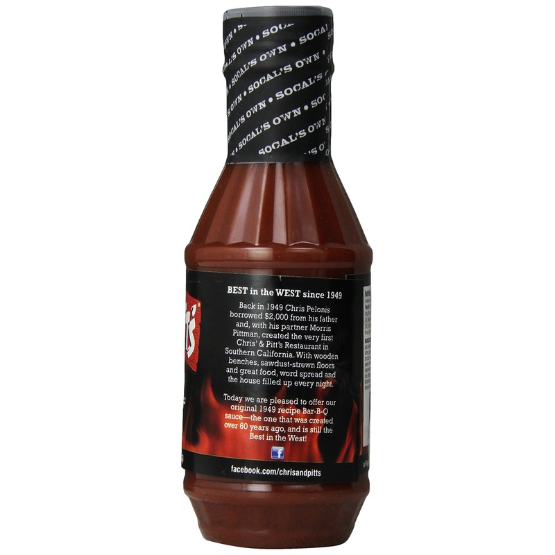Chris' & Pitt'S Original BBQ Sauce, 18 oz
