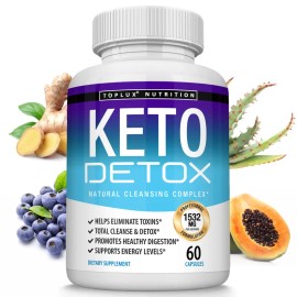 Keto Support Supplement – Digestive & Metabolism Support Capsules for Low Carb Lifestyle – Daily Wellness Formula