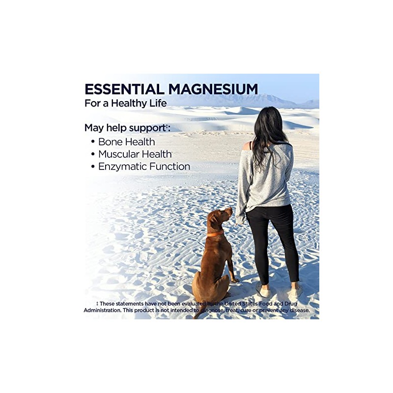 KAL Magnesium Glycinate Tablets, Fully Chelated, High Absorption Formula with