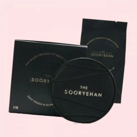 Sooryehan The Black Tension Fit Mesh Cushion 13g Original + Refill Option 4724451 / 수려한 더 블랙 텐션 핏 메쉬쿠션 13g 본품+리필 선택 4724451