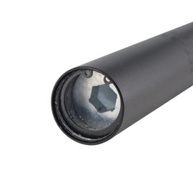 WEERAS Shock-Absorbing Bicycle Seat Post Straight Post Seat Reversible 28.6mm for E-Bikes (28.6)