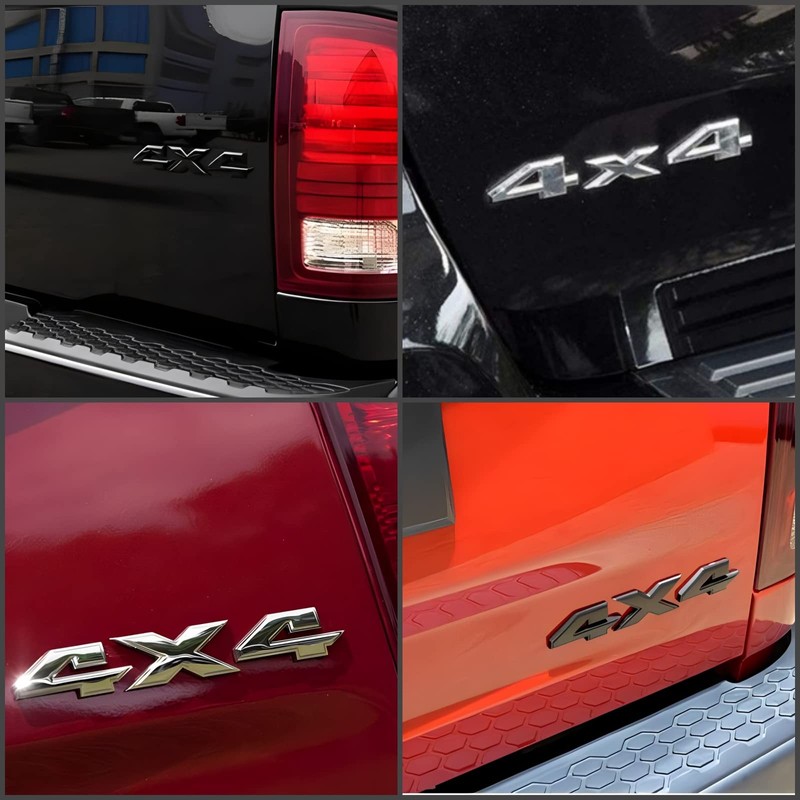 (APOSITV) 4x4 Emblem Car Sticker Car Emblem Large Size Car