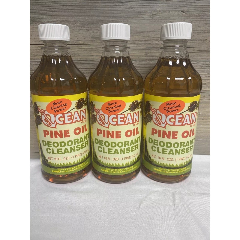 Oceans Coffe Company Ocean PINE Oil 16oz 3 Pack Cleaner