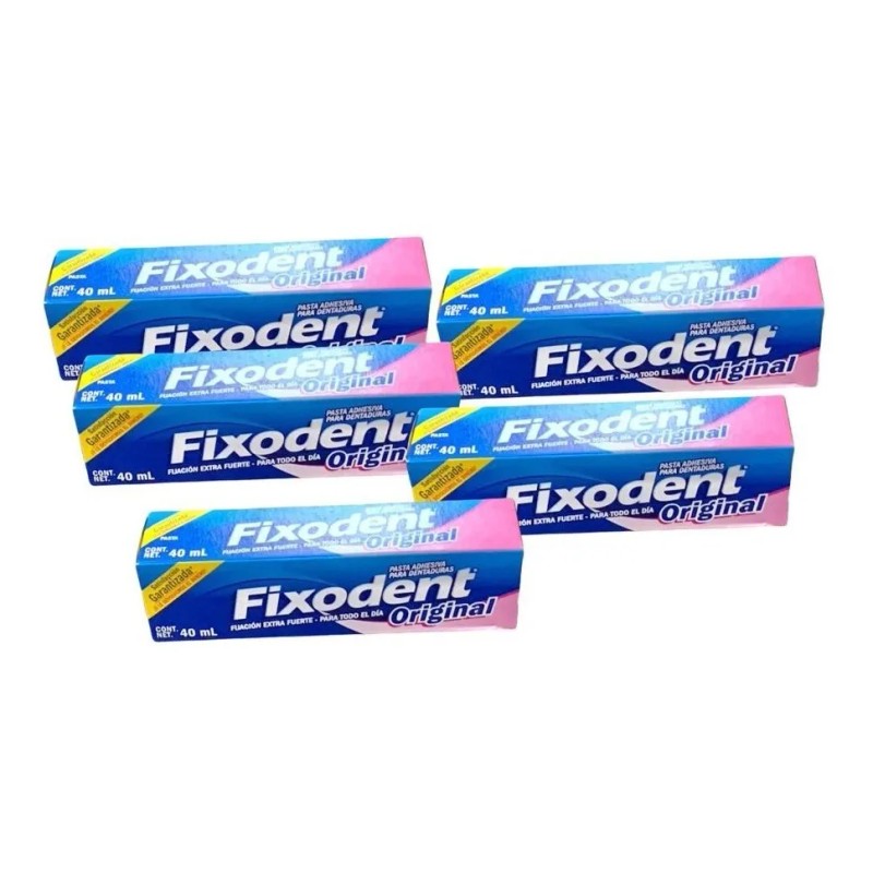 Kit De 10 Pastas Dentales Adhesiva Para Dentaduras Fixodent