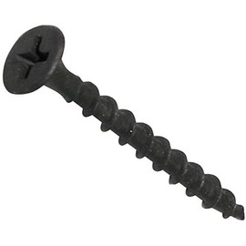 AERZETIX - Pack of 100 - Plasterboard Screws - Diameter 3.5 x 35 mm - with Countersunk Head - with Phillips PH - Steel - Wooden Substructure Attachment - Colour Black - C44658