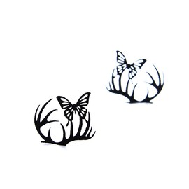 Paperself Individual Eyelashes Small Deer & Butterfly 2 pairs