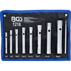 BGS 1218 | Box Spanner Set | 6 x 7 - 20 x 22 mm | 9 pcs.