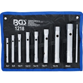 BGS 1218 | Box Spanner Set | 6 x 7 - 20 x 22 mm | 9 pcs.