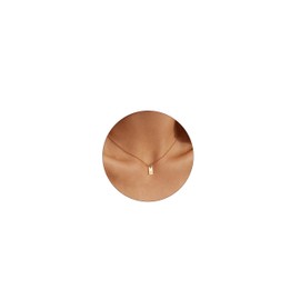 Initial Necklace for Women Gold Letter Necklace Dainty Name Necklace Initial Pendant Necklace Trendy Alphabet Necklace Graduation Birthday Gifts for Girls Christmas Gift for Women(A)