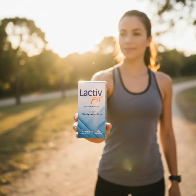 Suplemento Cápsula Naturex Suplementos Bifidobacterium Lactis Lactiv Fit 445mg