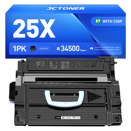 JCTONER 25X CF325X Black Toner Cartridge Compatible for HP 25X Replacement for HP LaserJet Enterprise M806dn M806x+ Flow MFP M830z Printer Ink Copier Scanner High-Yield Series with Chip (34,500 Pages)
