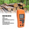 Wood Moisture Meter High Accuracy 4 Modes Orange Moisture Detector