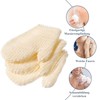 Raheem 2 Stück Sisal-Peelinghandschuhe Körperpeeling Massage-Exfoliationshandschuhe Badeschrubber Körperwaschhandschuhe für intensive